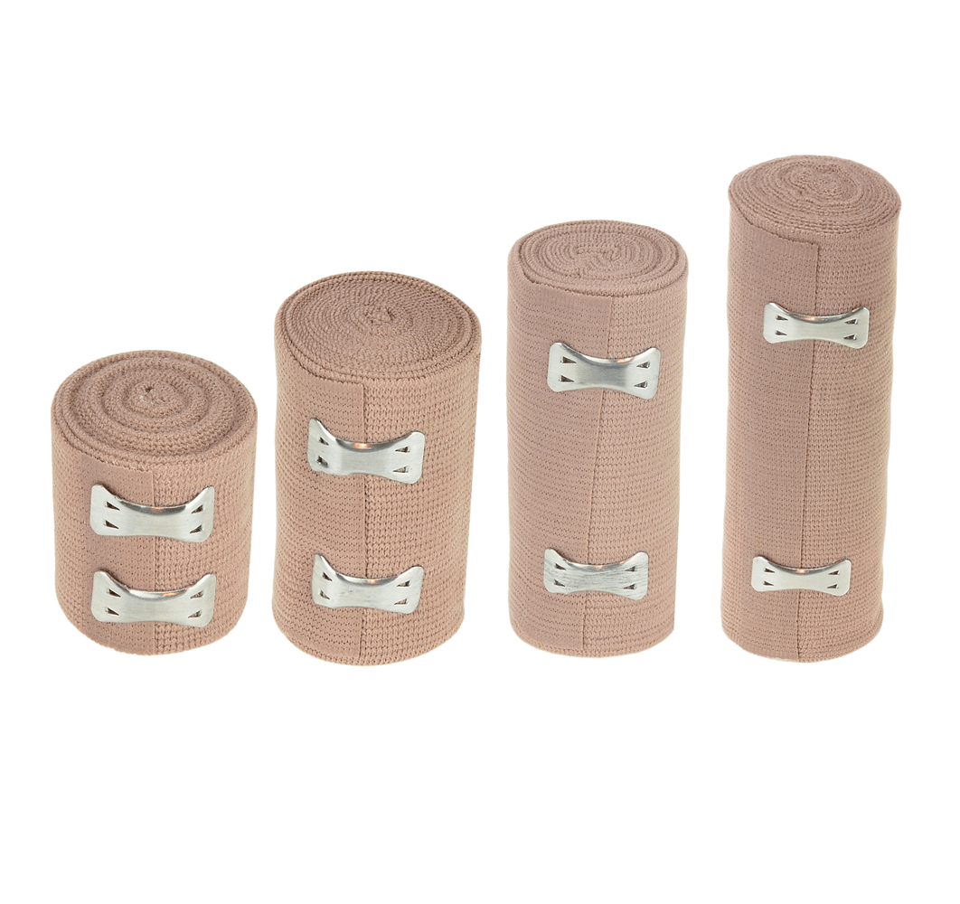 Elastic Bandages with Clip Closure