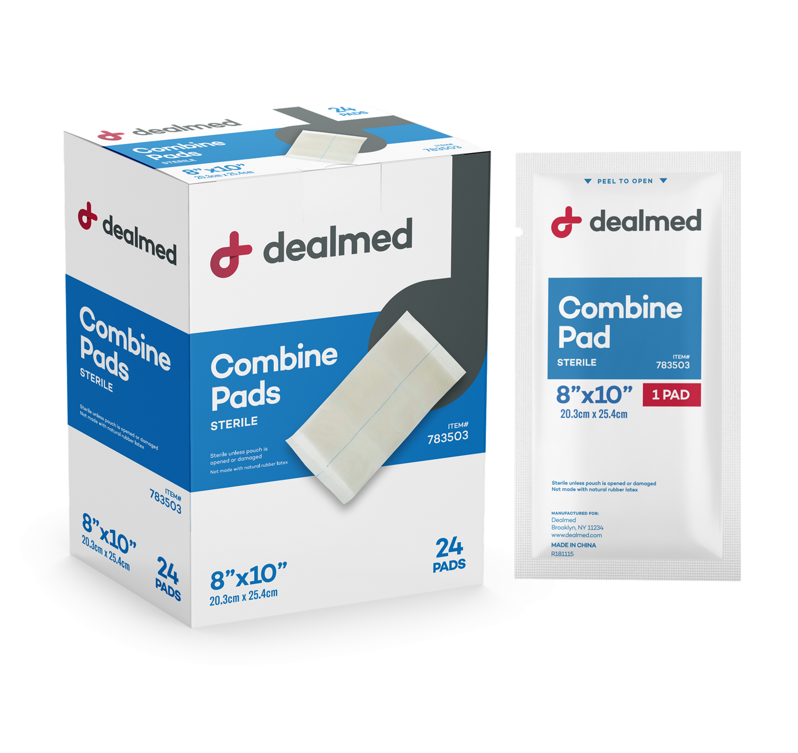 Fit Rite Insert Pads ABD Combine Pads — MedicalRite